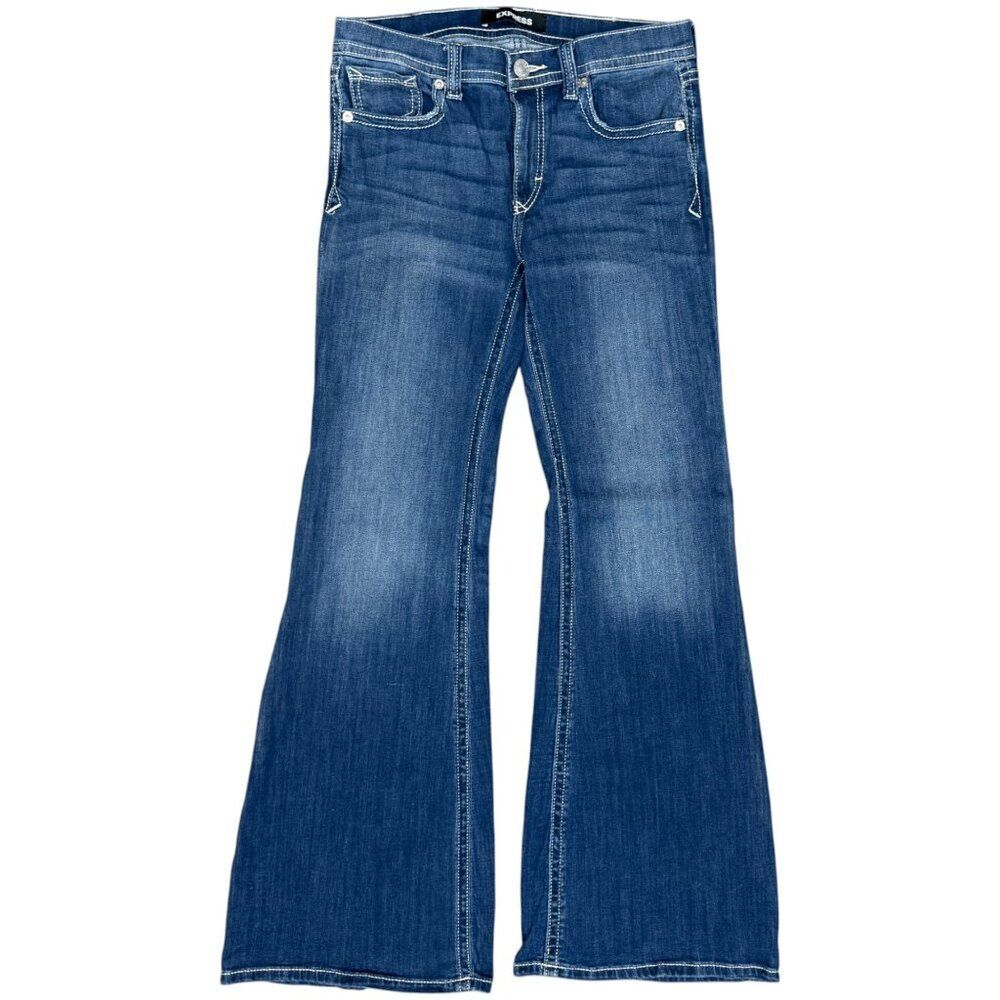 Express Stretch Bell Flares Size 10R